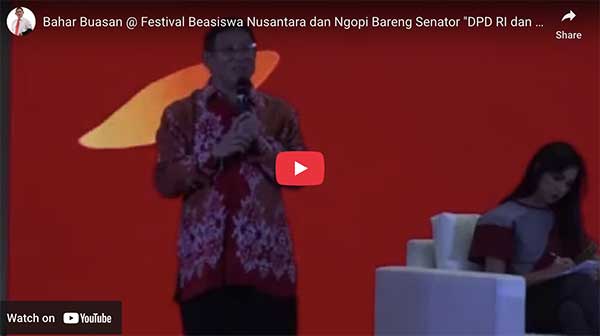 Bahar Buasan @ Festival Beasiswa Nusantara