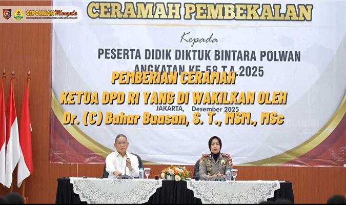 Ceramah Kepada Siswa Diktuk Bintara Polwan